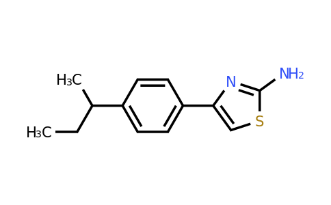CAS 351982-40-6 | 4-[4-(butan-2-yl)phenyl]-1,3-thiazol-2-amine