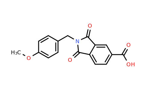 CAS 351996-94-6 | 2-(4-Methoxybenzyl)-1,3-dioxoisoindoline-5-carboxylic acid