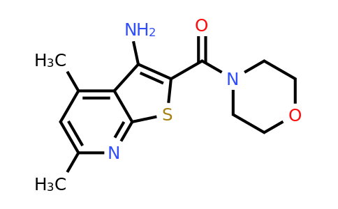CAS 352024-83-0 | 4,6-dimethyl-2-(morpholine-4-carbonyl)thieno[2,3-b]pyridin-3-amine