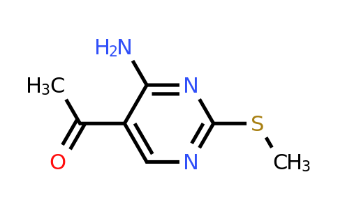 CAS 352328-55-3 | 1-(4-Amino-2-(methylthio)pyrimidin-5-yl)ethanone