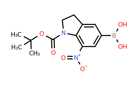 CAS 352359-12-7 | (1-(tert-Butoxycarbonyl)-7-nitroindolin-5-yl)boronic acid