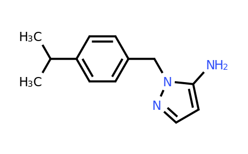 CAS 3524-29-6 | 1-{[4-(propan-2-yl)phenyl]methyl}-1H-pyrazol-5-amine
