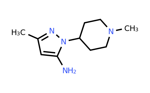 CAS 3524-43-4 | 3-Methyl-1-(1-methylpiperidin-4-yl)-1H-pyrazol-5-amine