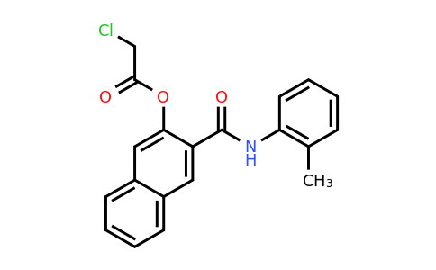 CAS 35245-26-2 | 2-(o-Tolylcarbamoyl)naphthalen-3-yl 2-chloroacetate