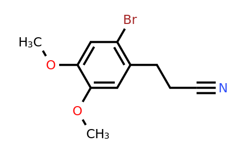 CAS 35249-62-8 | 3-(2-Bromo-4,5-dimethoxyphenyl)propanenitrile