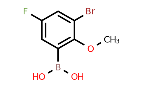 CAS 352525-85-0 | 3-Bromo-5-fluoro-2-methoxyphenylboronic acid