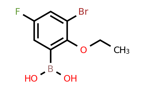 CAS 352534-82-8 | 3-Bromo-2-ethoxy-5-fluorophenylboronic acid
