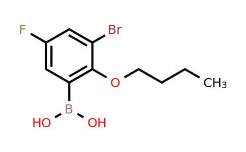 CAS 352534-85-1 | 3-Bromo-2-butoxy-5-fluorophenylboronic acid