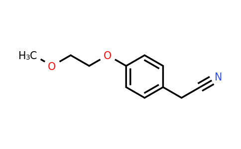 CAS 352547-54-7 | 2-[4-(2-methoxyethoxy)phenyl]acetonitrile