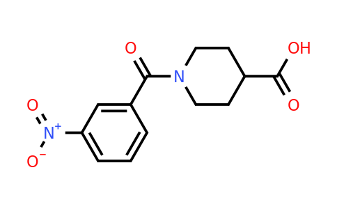 CAS 352673-01-9 | 1-(3-Nitrobenzoyl)piperidine-4-carboxylic acid