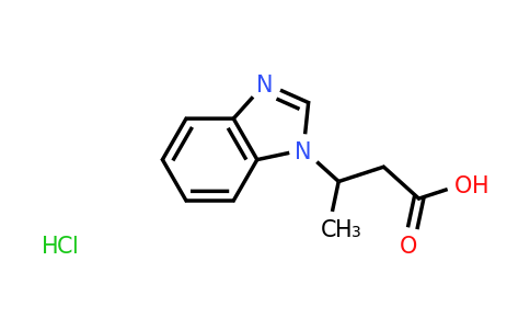 CAS 35321-25-6 | 3-(1H-1,3-benzodiazol-1-yl)butanoic acid hydrochloride