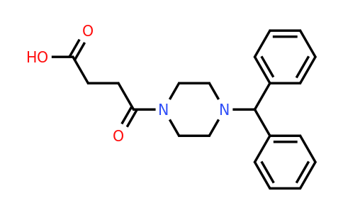 CAS 353276-05-8 | 4-[4-(diphenylmethyl)piperazin-1-yl]-4-oxobutanoic acid