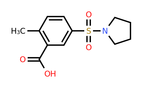 CAS 353467-90-0 | 2-methyl-5-(pyrrolidine-1-sulfonyl)benzoic acid