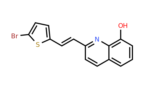 CAS 353517-94-9 | (E)-2-(2-(5-Bromothiophen-2-yl)vinyl)quinolin-8-ol