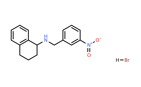 CAS 353779-33-6 | N-(3-Nitrobenzyl)-1,2,3,4-tetrahydronaphthalen-1-amine hydrobromide
