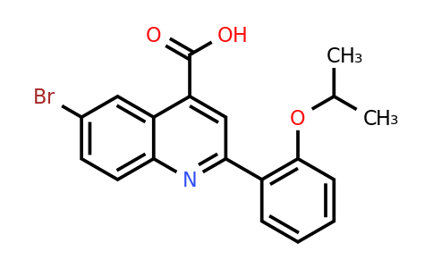 CAS 354539-41-6 | 6-Bromo-2-(2-isopropoxyphenyl)quinoline-4-carboxylic acid