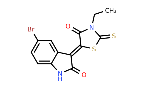 CAS 354560-89-7 | (Z)-5-(5-Bromo-2-oxoindolin-3-ylidene)-3-ethyl-2-thioxothiazolidin-4-one