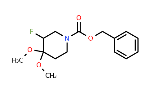CAS 355006-62-1 | benzyl 3-fluoro-4,4-dimethoxypiperidine-1-carboxylate