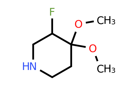 CAS 355006-64-3 | 3-fluoro-4,4-dimethoxypiperidine