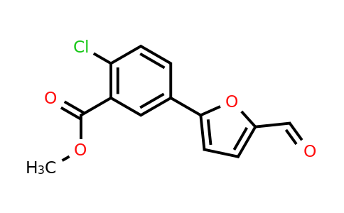 CAS 355368-67-1 | Methyl 2-Chloro-5-(5-formylfuran-2-yl)benzoate
