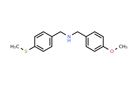 CAS 355381-56-5 | N-(4-Methoxybenzyl)-1-(4-(methylthio)phenyl)methanamine