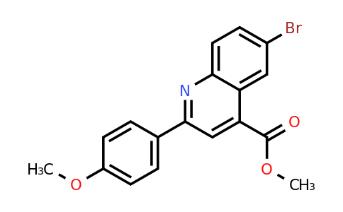CAS 355432-91-6 | Methyl 6-bromo-2-(4-methoxyphenyl)quinoline-4-carboxylate