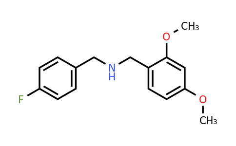 CAS 355815-27-9 | N-(2,4-Dimethoxybenzyl)-1-(4-fluorophenyl)methanamine