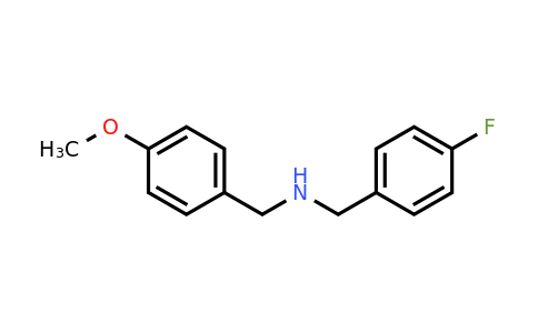 CAS 355815-47-3 | N-(4-Fluorobenzyl)-1-(4-methoxyphenyl)methanamine