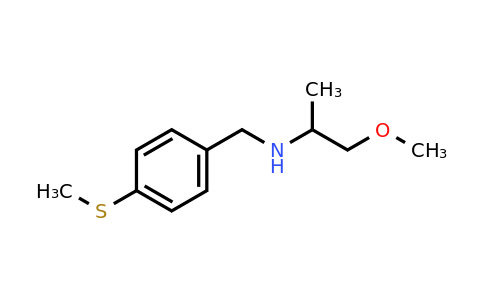 CAS 355816-32-9 | 1-Methoxy-N-(4-(methylthio)benzyl)propan-2-amine