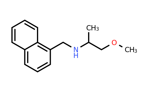CAS 355816-73-8 | 1-Methoxy-N-(naphthalen-1-ylmethyl)propan-2-amine