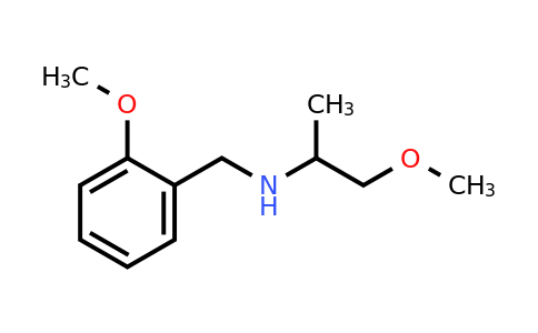 CAS 355818-30-3 | 1-Methoxy-N-(2-methoxybenzyl)propan-2-amine