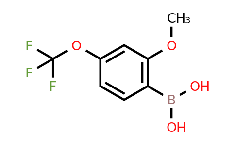 CAS 355836-10-1 | 2-Methoxy-4-(trifluoromethoxy)-phenylboronic acid