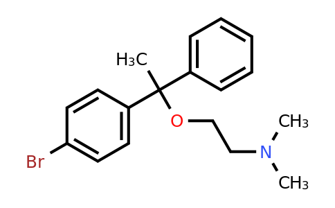 CAS 3565-72-8 | 2-(1-(4-Bromophenyl)-1-phenylethoxy)-N,N-dimethylethanamine