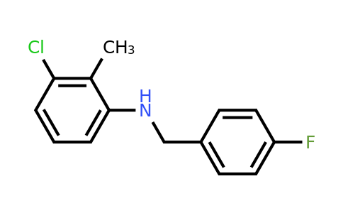 CAS 356531-60-7 | 3-Chloro-N-(4-fluorobenzyl)-2-methylaniline