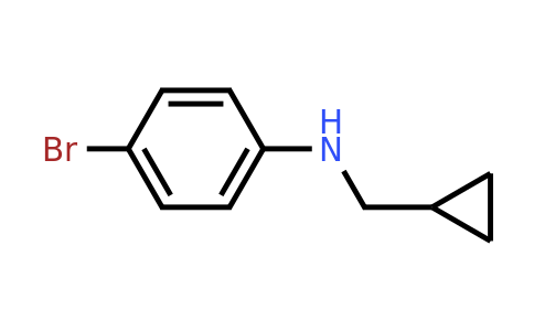 CAS 356539-42-9 | 4-Bromo-N-(cyclopropylmethyl)aniline