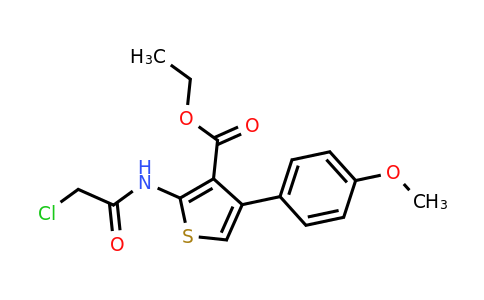 CAS 356568-71-3 | ethyl 2-(2-chloroacetamido)-4-(4-methoxyphenyl)thiophene-3-carboxylate