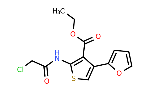CAS 356568-72-4 | ethyl 2-(2-chloroacetamido)-4-(furan-2-yl)thiophene-3-carboxylate