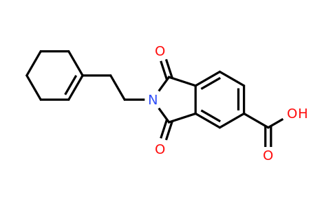 CAS 356573-34-7 | 2-(2-(Cyclohex-1-en-1-yl)ethyl)-1,3-dioxoisoindoline-5-carboxylic acid