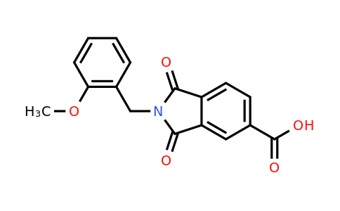 CAS 356573-59-6 | 2-(2-Methoxybenzyl)-1,3-dioxoisoindoline-5-carboxylic acid