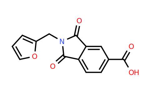 CAS 356575-75-2 | 2-(Furan-2-ylmethyl)-1,3-dioxoisoindoline-5-carboxylic acid