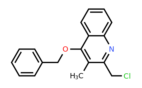 CAS 356761-10-9 | 4-(Benzyloxy)-2-(chloromethyl)-3-methylquinoline
