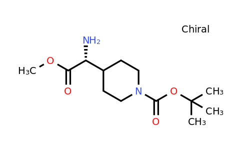 CAS 357413-60-6 | tert-butyl 4-[(1R)-1-amino-2-methoxy-2-oxo-ethyl]piperidine-1-carboxylate