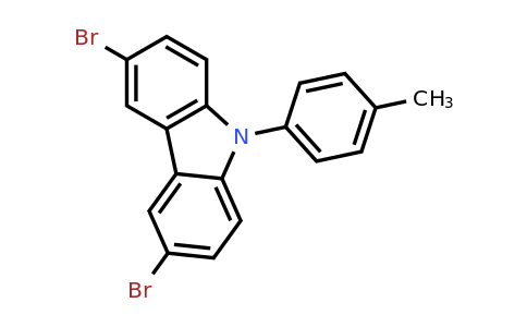 CAS 357437-74-2 | 3,6-Dibromo-9-(p-tolyl)-9H-carbazole