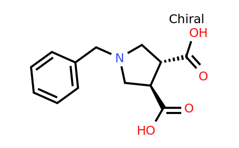CAS 358387-99-2 | (3R,4R)-1-benzylpyrrolidine-3,4-dicarboxylic acid