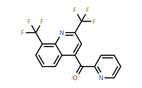CAS 35853-55-5 | (2,8-Bis(trifluoromethyl)quinolin-4-YL)(pyridin-2-YL)methanone