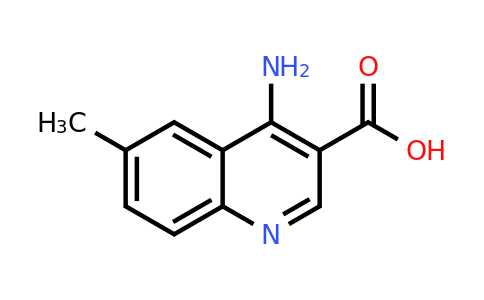 CAS 359427-49-9 | 4-Amino-6-methylquinoline-3-carboxylic acid