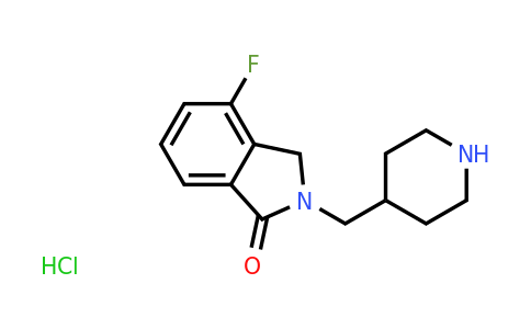 CAS 359629-33-7 | 4-Fluoro-2-(piperidin-4-ylmethyl)isoindolin-1-one hydrochloride