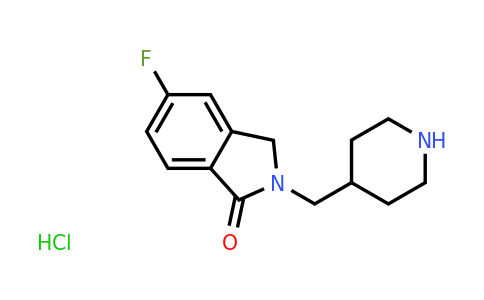 CAS 359629-72-4 | 5-Fluoro-2-(piperidin-4-ylmethyl)isoindolin-1-one hydrochloride