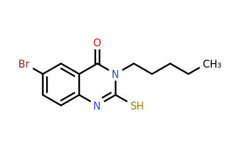 CAS 35969-98-3 | 6-bromo-3-pentyl-2-sulfanyl-3,4-dihydroquinazolin-4-one