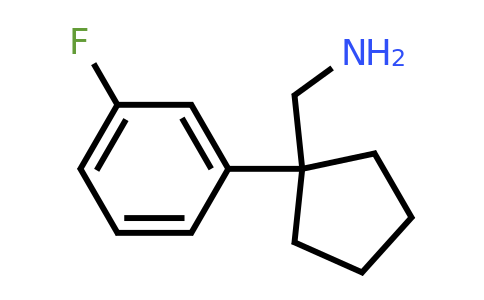CAS 359715-61-0 | 1-(3-Fluorophenyl)-cyclopentanemethanamine
